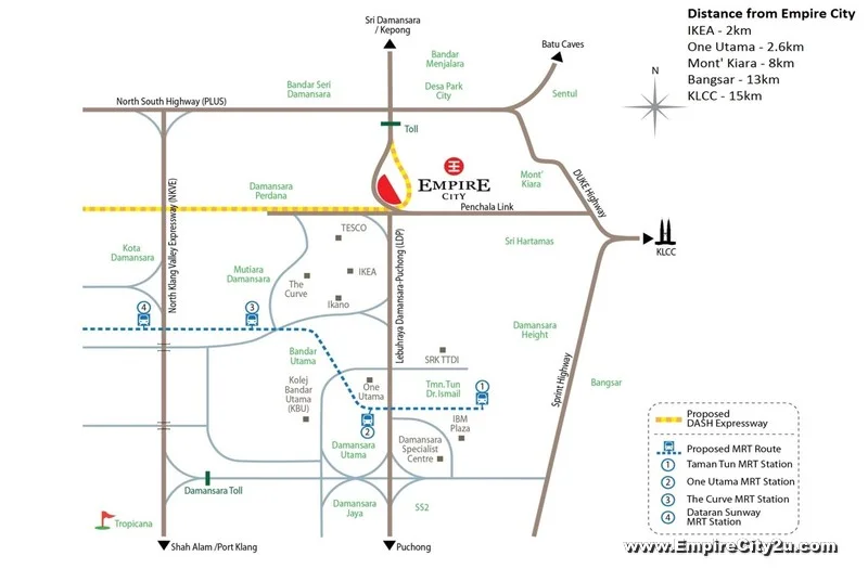 Location Map Empire City