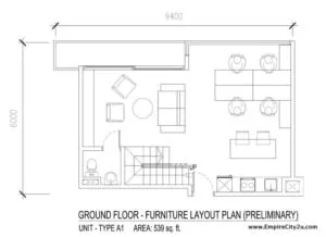 My Loft Type A1 Ground Floor