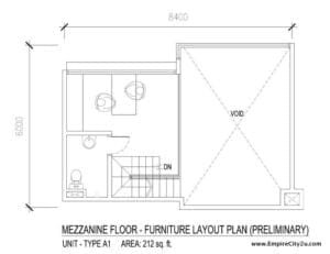 My Loft (Block D) 7 My Loft Type A1 Mezzanine Floor
