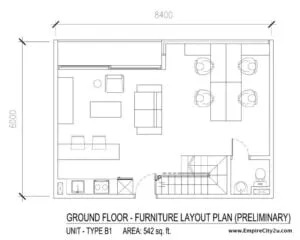 My Loft Type B1 Ground Floor