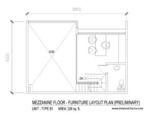 My Loft (Block D) 11 My Loft Type B1 Mezzanine Floor