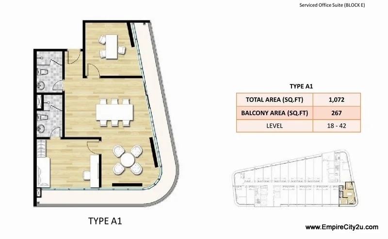 Type A1 Floor Plan