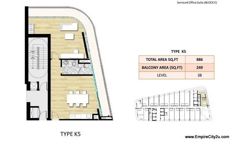 Type K5 Floor Plan