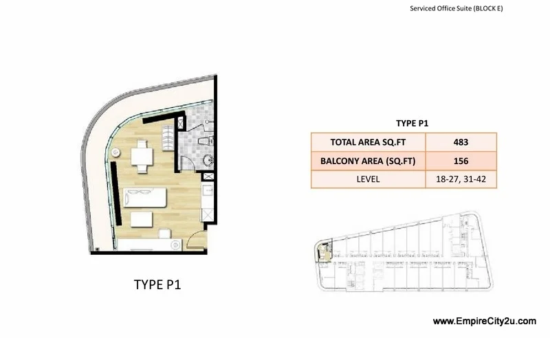 Type P1 Floor Plan