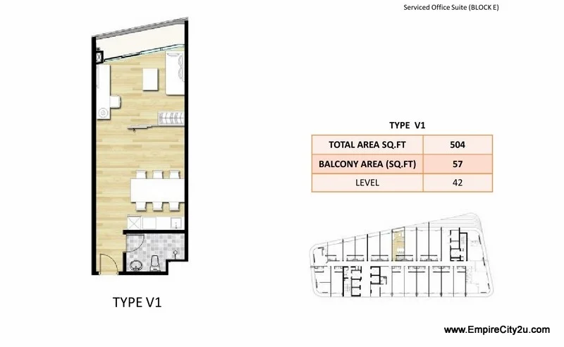 Type V1 Floor Plan