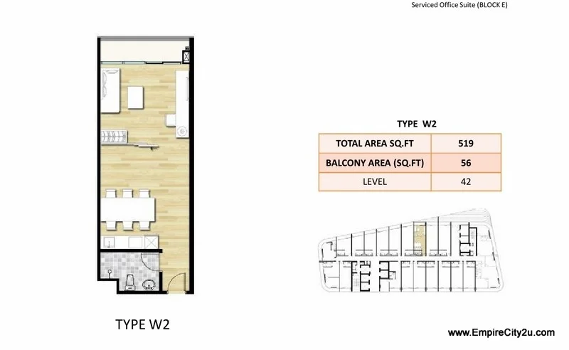 Type W2 Floor Plan