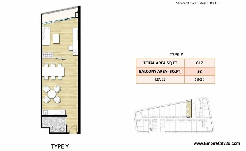 Type Y Floor Plan