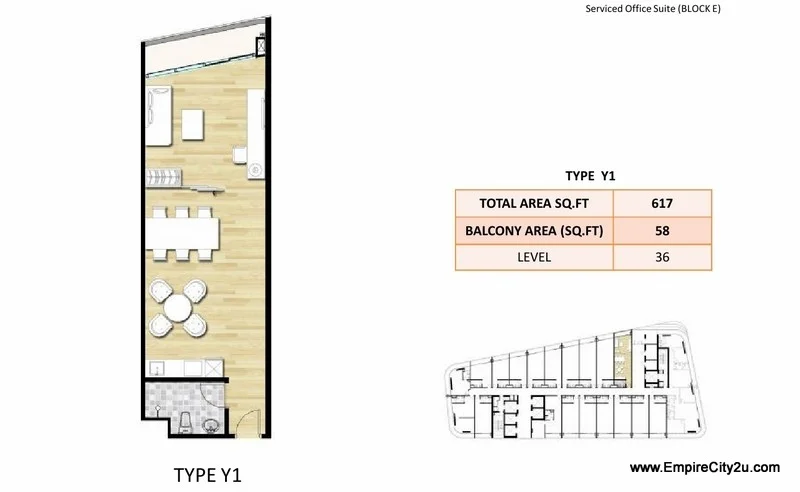 Type Y1 Floor Plan