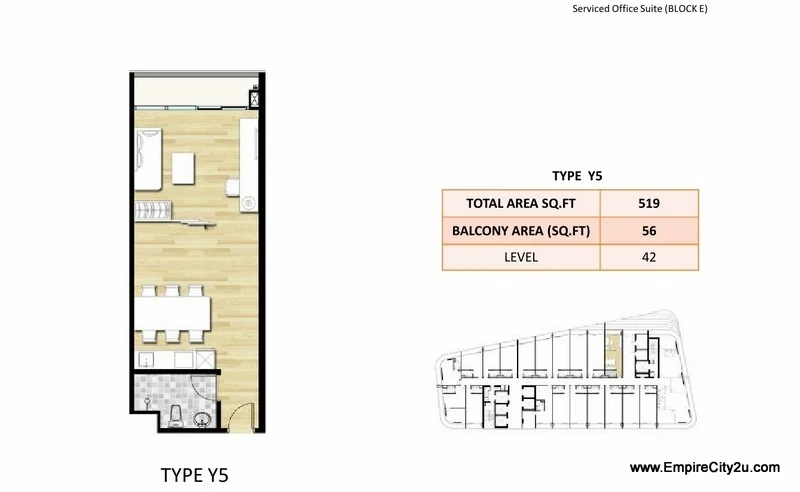 Type Y5 Floor Plan