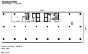 Typical Floor Plan Block H Level 13A